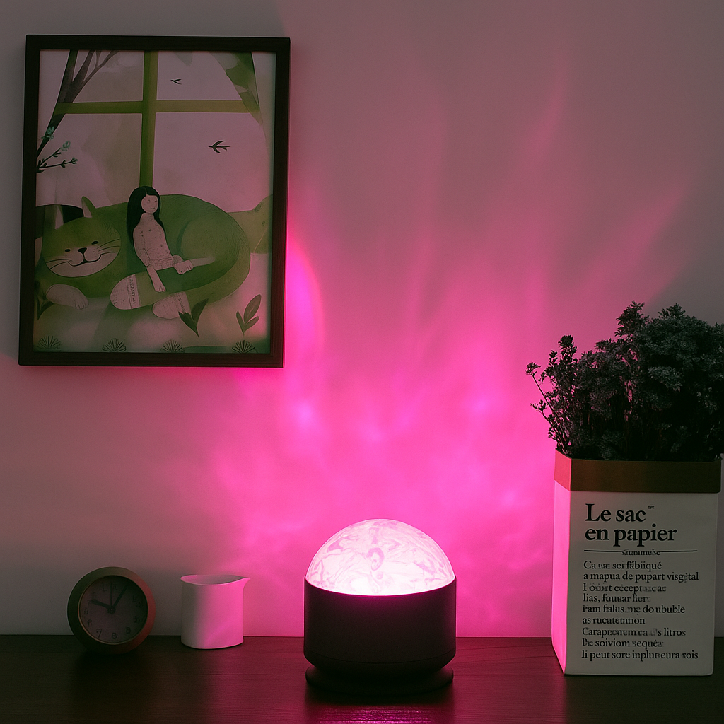 Rotating Aurora Projector Light