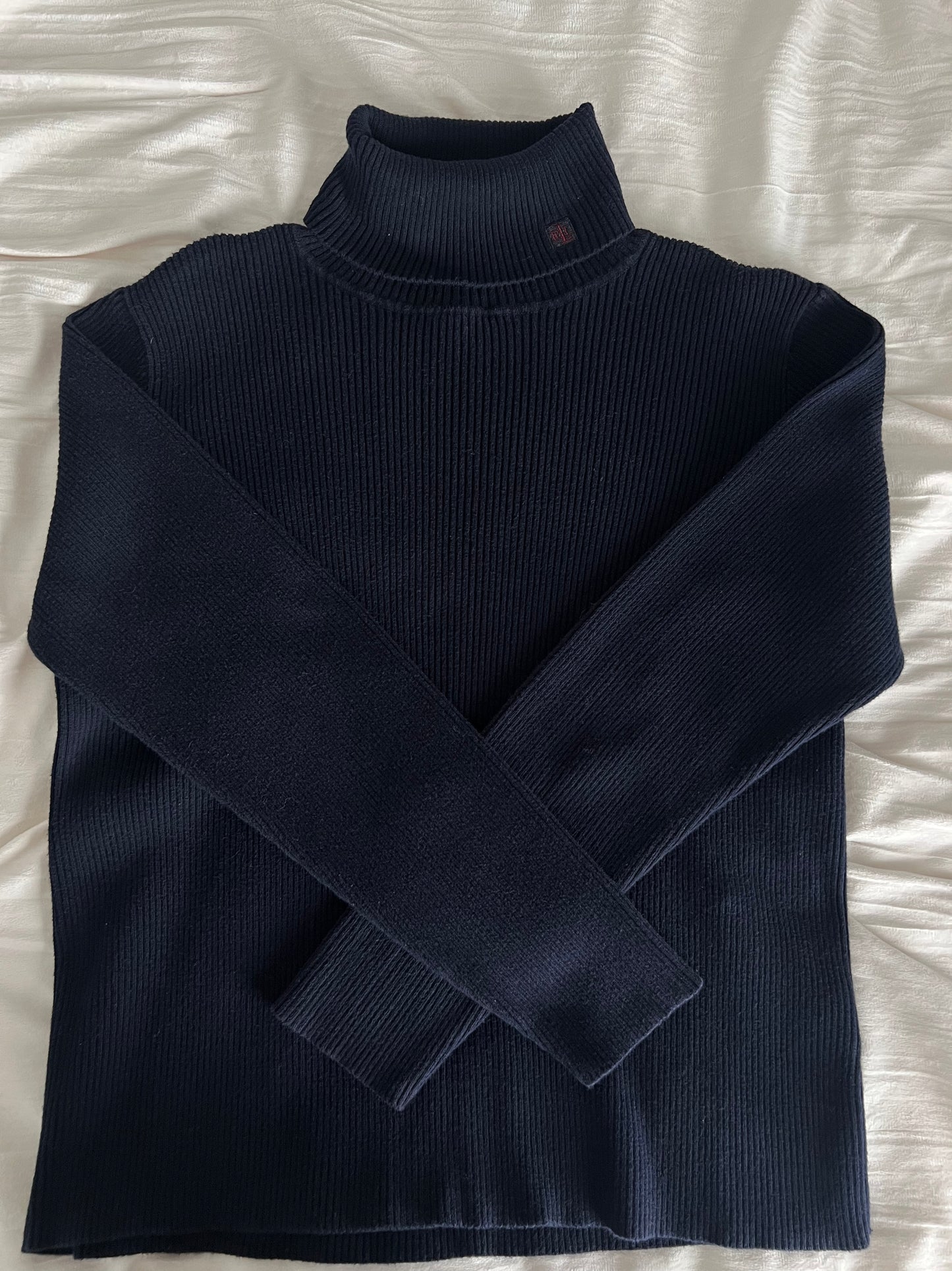 Navy Turtleneck Sweater — Lauren Jeans Co. by Ralph Lauren