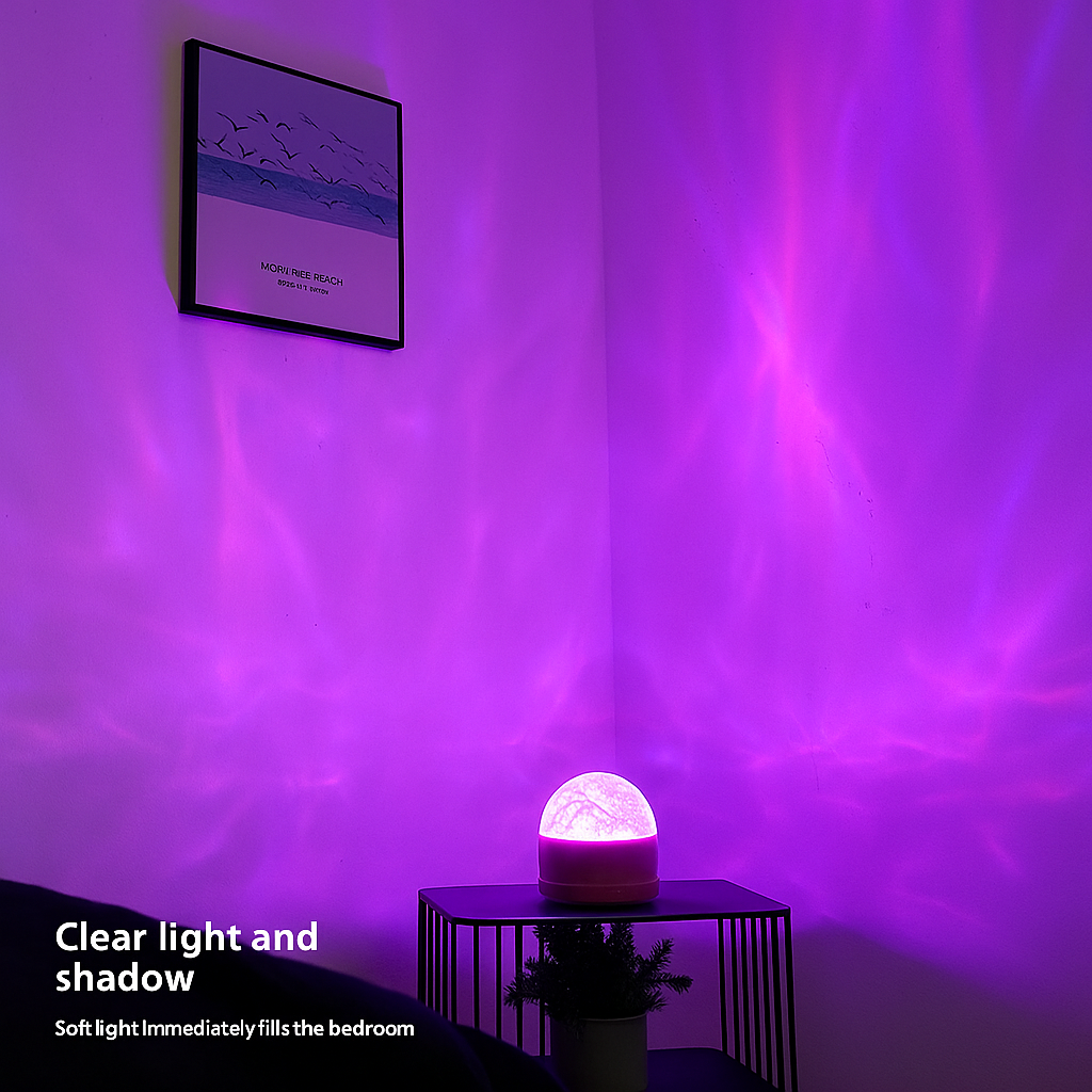 Rotating Aurora Projector Light