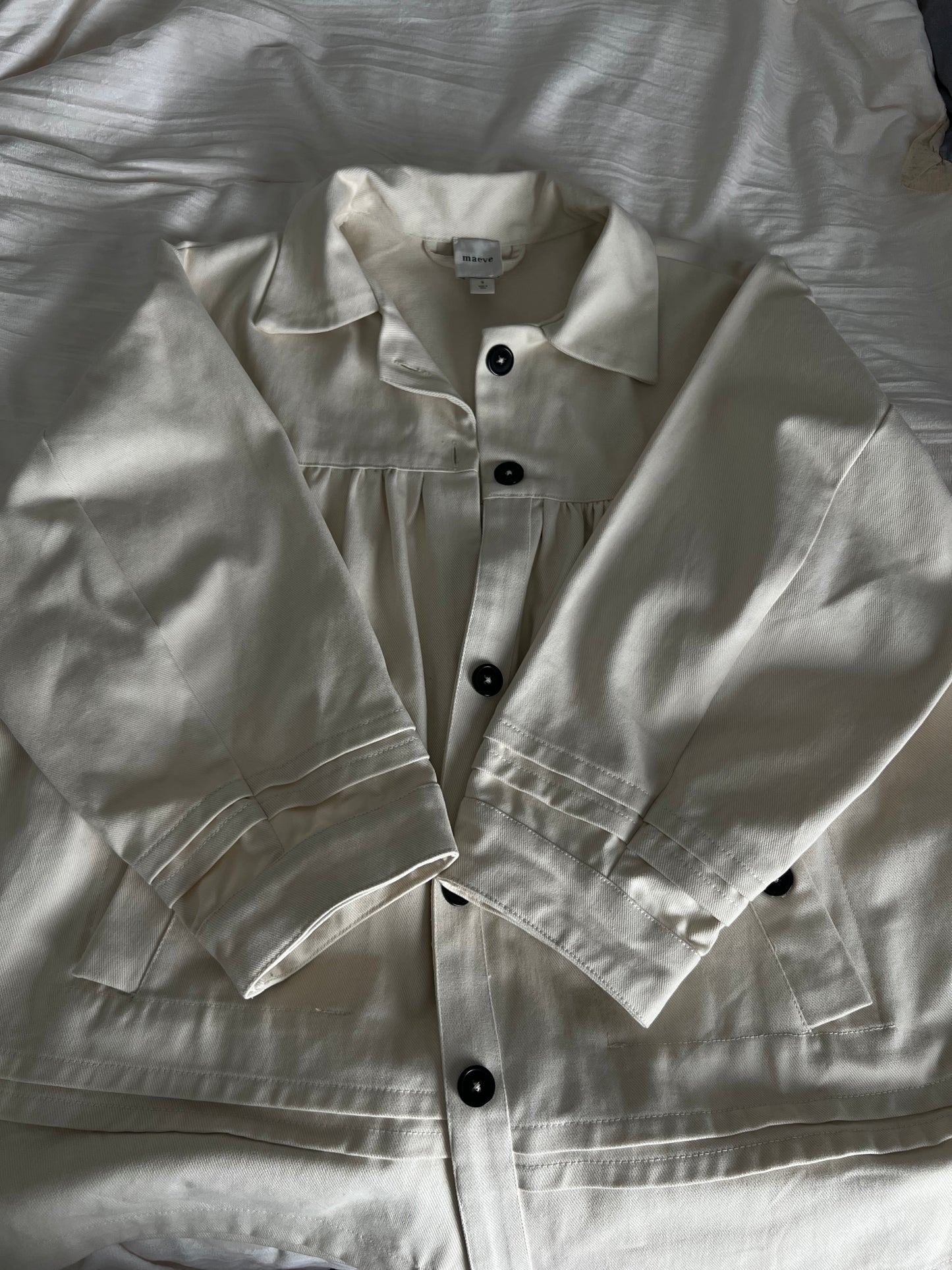 Maeve Collared Swing Jacket - Anthropologie