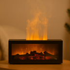 Flame Effect Aroma Diffuser: 3-in-1 Fireplace Humidifier for Home