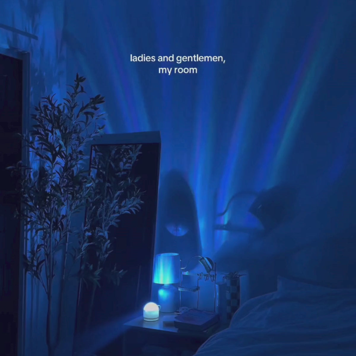 Rotating Aurora Projector Light